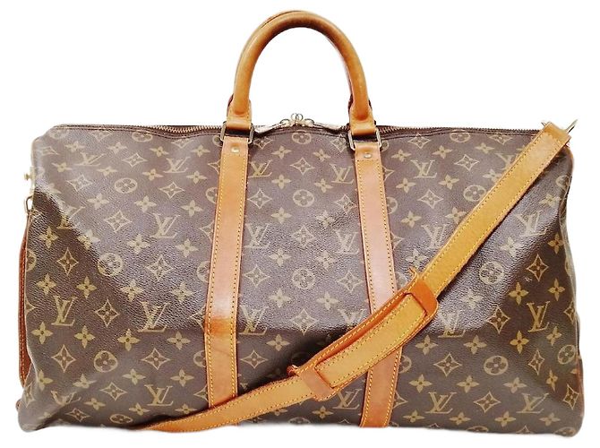 Louis Vuitton Keepall Babdouliere 50 Marron