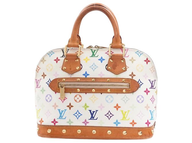 Louis Vuitton Alma Multicolor Murakami PM White