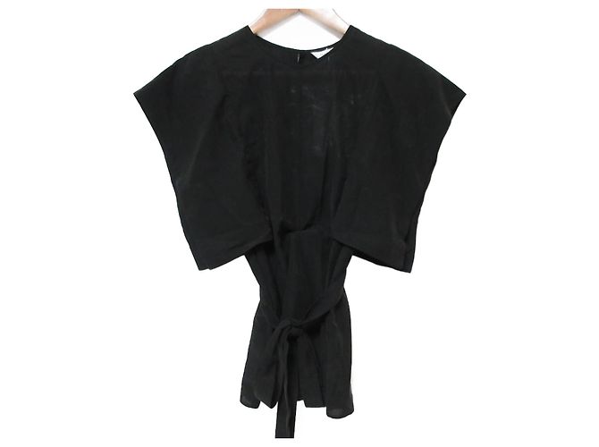 Autre Marque Blusa a maniche quadrate CLANE Nero