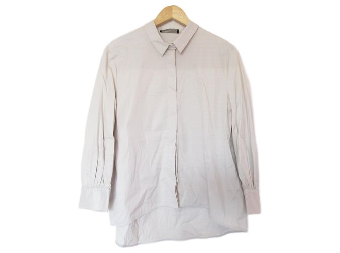 Autre Marque Camicia a maniche lunghe elasticizzata Fabiana Filippi Beige