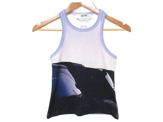 Autre Marque Regata MSGM sem mangas Roxo
