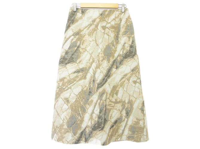Autre Marque Gonna semi-lunga Drawer Beige