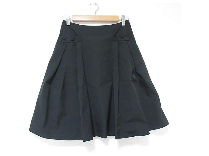Autre Marque MINI-ROCK AUS ELASTISCHEM TAFFETA FOXEY NEW YORK Schwarz