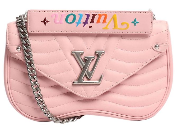 Louis Vuitton Bolsa matelassê New Wave rosa 2018