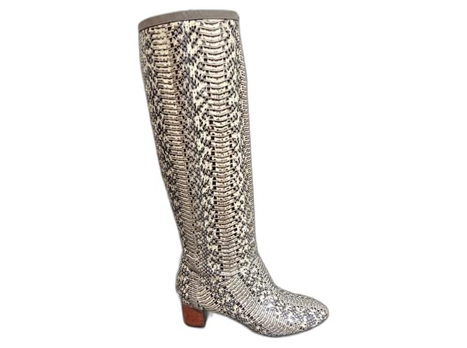 Pierre Hardy Python Boots Grey