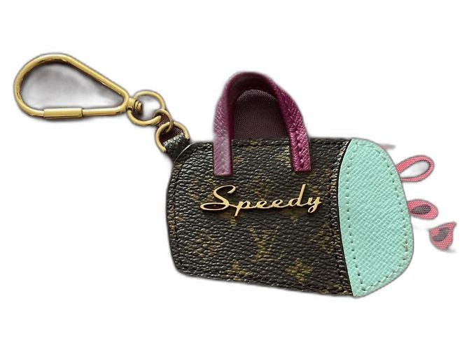 Charm per borsa Louis Vuitton Speedy Marrone Pelle