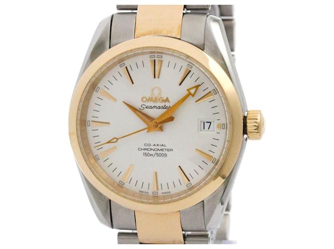 OMEGA Seamaster Aqua Terra K18 Pink Gold Steel Watch 2304.30  ref.2584616