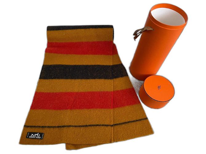 Hermès Wool Scarf Multi Color 180x30 cm Multiple colors