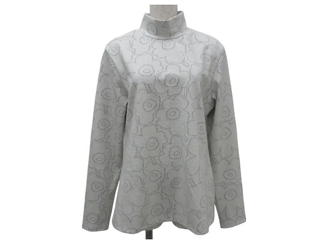 Autre Marque Top de cuello alto Unikko 60 de Marimekko Beige