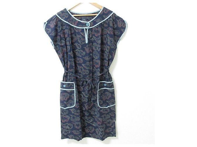 Autre Marque puffkleid mina perhonen Blau Marineblau