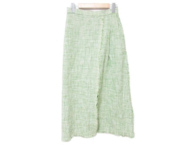 Autre Marque Ron Herman ebure limitierter Tweed-Langrock Grün