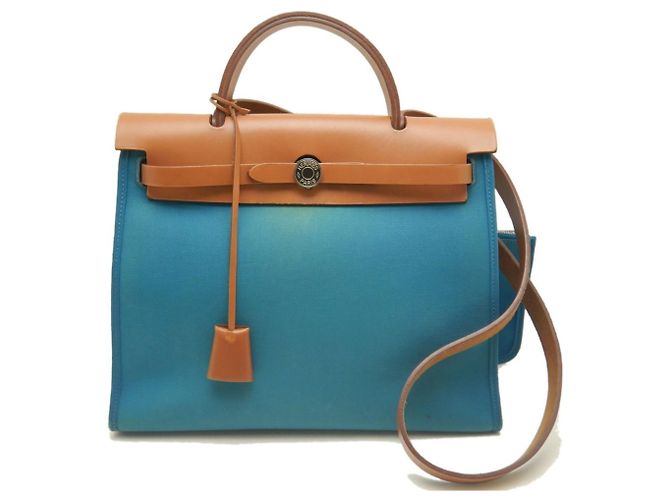 Sac à main Her Bag PM d'Hermès Turquoise