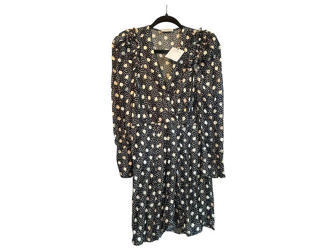 Schwarz-weißes Sandro-Kleid - Neu mit Etikett - Größe 36