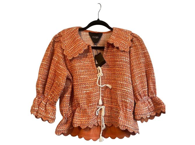 Pull Maje - Neu mit Etikett - Größe 36 Orange 