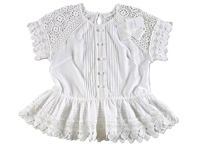Blusa Zimmermann de algodão branco