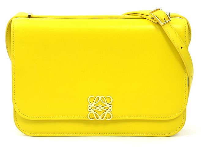 Sac à épaule Goya Small de Loewe Jaune