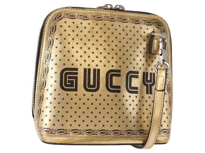 Gucci Dome Limited Edition Printed Leather Mini D'oro