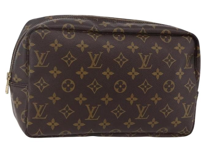 Trousse Toilette Monogram Canvas 28 Louis Vuitton Marrom Lona  ref.2586195