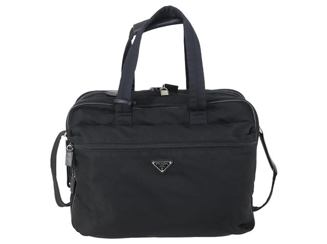 Prada Porta Computer Tessuto and Saffiano Leather Medium