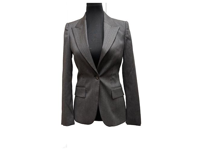 Gucci Wool Jacket Grey IT 40