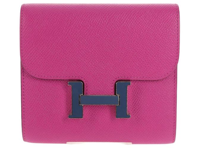 Hermès Hermes Constance Slim Wallet Epsom Purple
