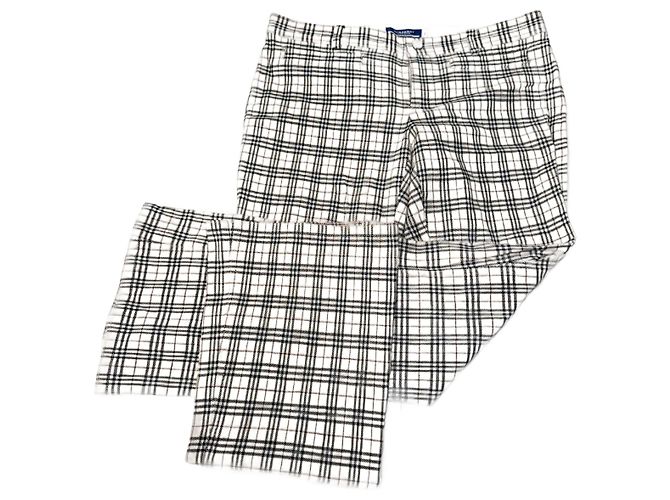 Vintage Burberry Nova Check Pants 38/M Beige