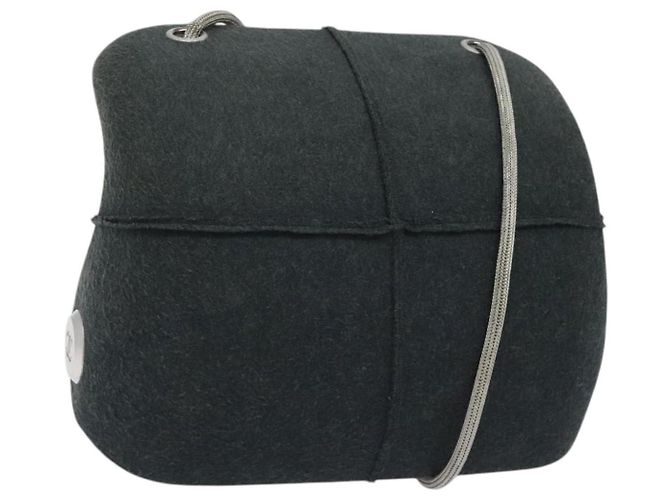 Borsa a Spalla Chanel Millennium in Feltro Marrone