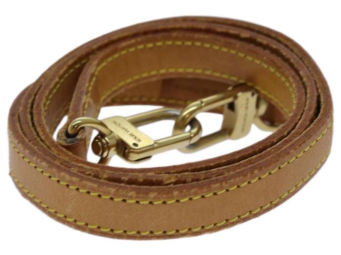 Louis Vuitton Short Strap Vachetta Leather Beige