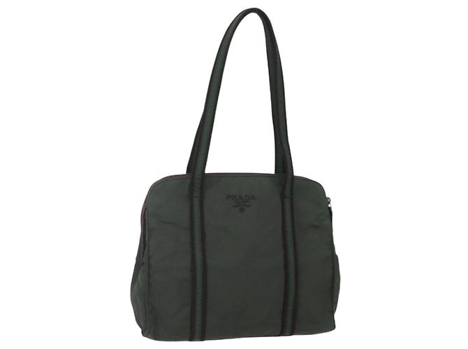 Prada Vintage Tote Tessuto Cachi