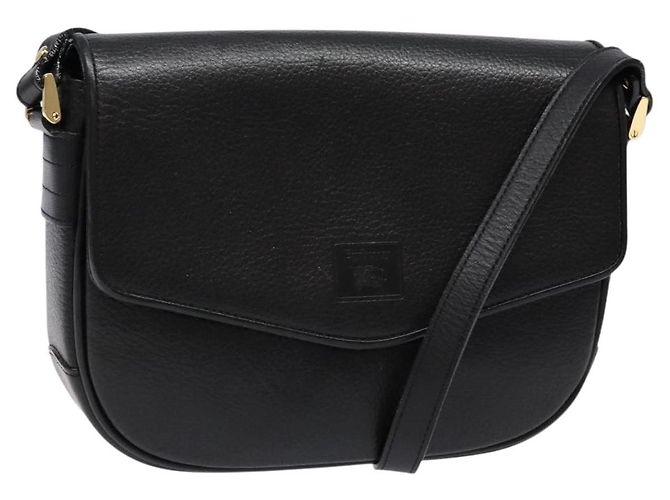 Burberry Flap Shoulder Leather Negro