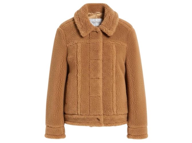 Max Mara Teddino Wool Jacket Camel