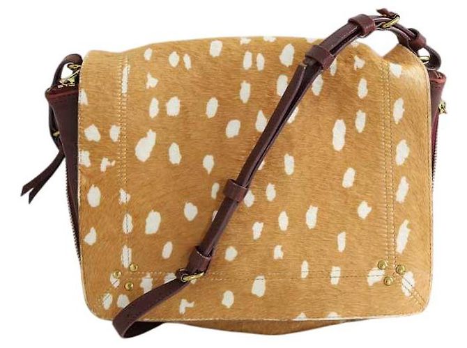 Jerome Dreyfuss Bolsa de ombro de couro marrom