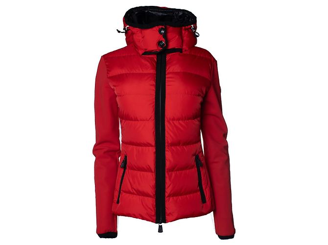 Moncler, Grenoble Vonne down jacket in red