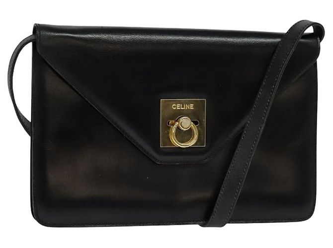 Céline Borsa a Spalla Envelope Celine in Pelle Nero