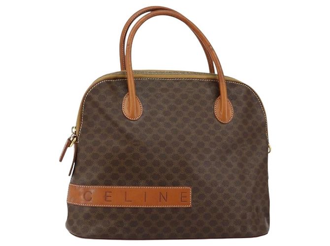 Céline Celine Vintage Macadam Handtasche Macadam Medium Braun