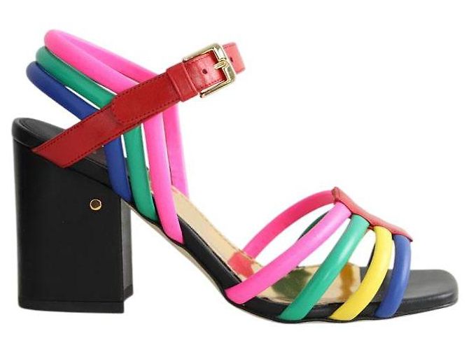 Laurence Dacade Multicolored leather heels
