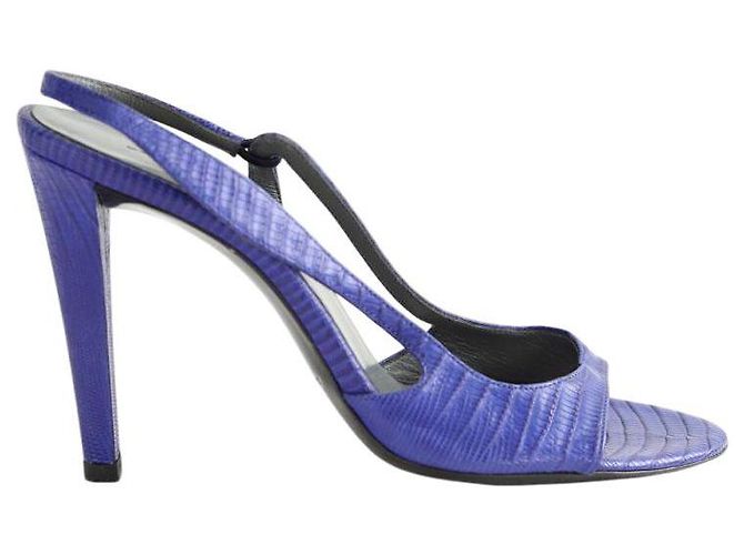 Balenciaga Blue leather heels