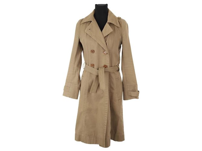 Isabel Marant Trench coat in cotone cammello