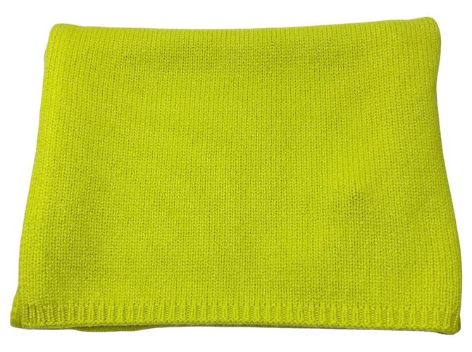 Bufanda de cachemira verde lima Hermès