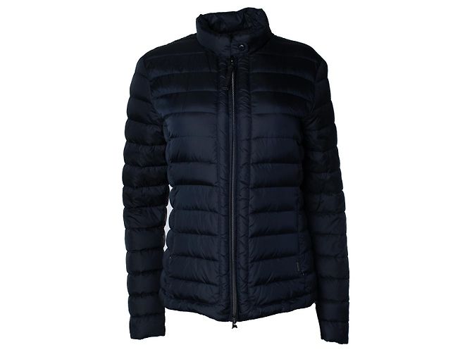 Woolrich, blue quilted lightweight jacket