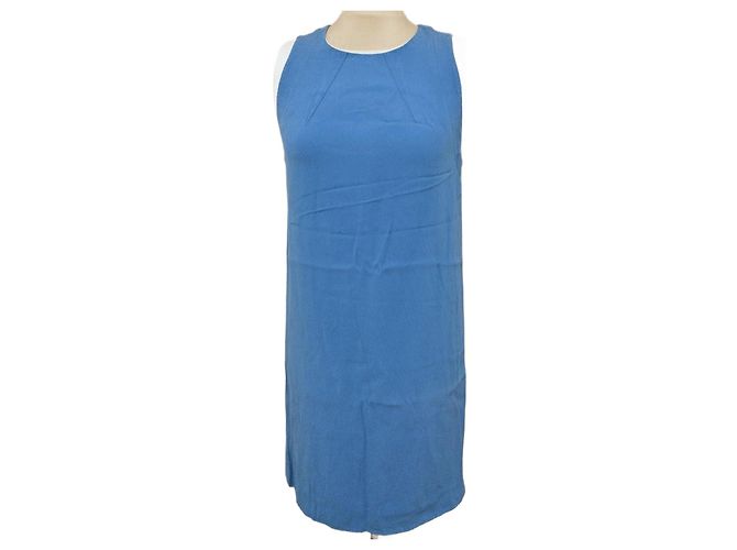 Sandro Preppy Chic Dress TS/M Blue