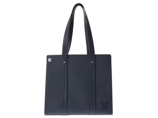 Louis Vuitton LV Aerogramme Take Off Tote Navy blue Leather  ref.2589582