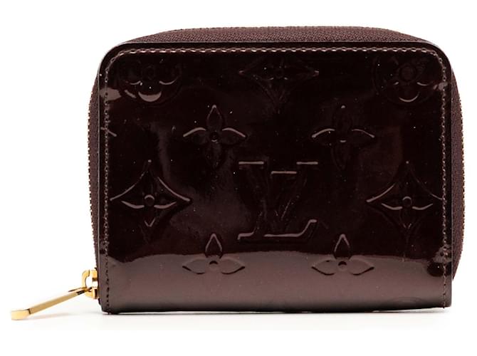 Louis Vuitton Purple Monogram Vernis Zippy Coin Purse Leather Patent leather  ref.2589671