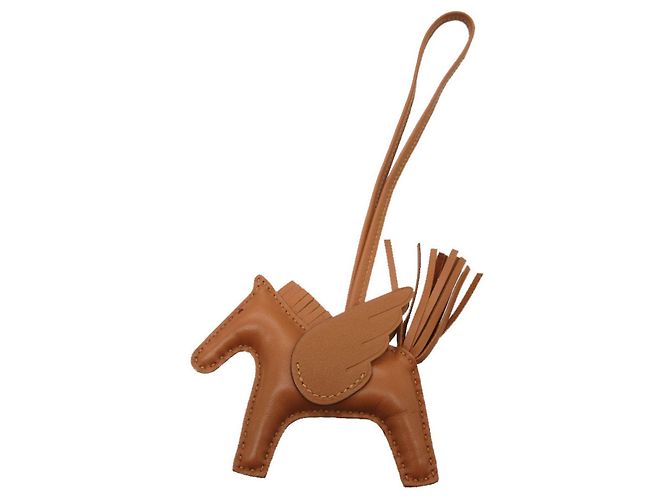 Chaveiro Hermès Rodeo Pegasus PM Marrom