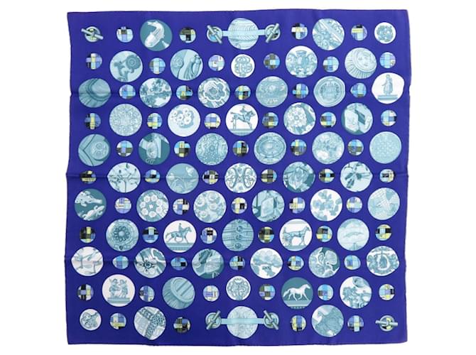 Carré H65 Pois de Soie Multicolore en Soie Hermès  ref.2589933