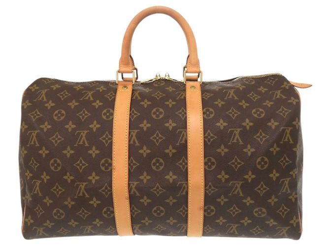 Sac Boston Keepall 45 Monogram Marron Louis Vuitton Monogramme