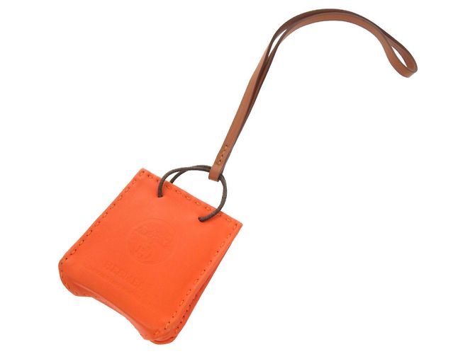 Charm de bolsa Hermès Laranja Au Milo