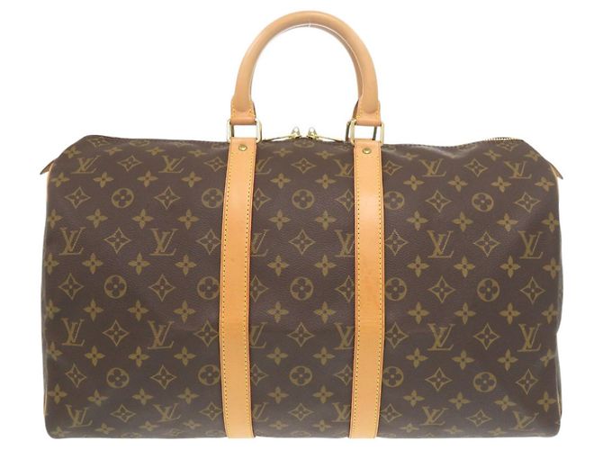 Sac Boston Keepall 45 Monogram Louis Vuitton Marron