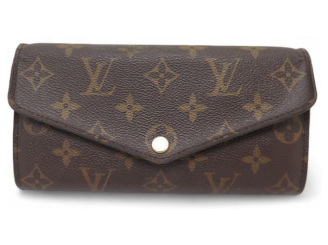 LOUIS VUITTON SARAH MONOGRAM CANVAS WALLET M60531 Brown