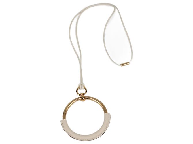 Hermès Hermes Nata Swift Leather Loop Pendant 
